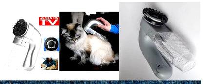 Elektroniczne urządzenie do pielęgnacji zwierząt, odkurzacz do sierści, przenośny masażer dla psów i kotów